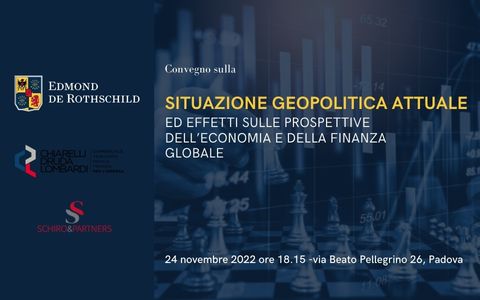 Convegno sulle Prospettive economico-finanziarie della situazione geopolitica attuale –  24 novembre 2022